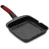 Image de BRA Premiere | Poêle à Griller Rainurée de 28 cm en Fonte d'Aluminium | Revêtement Antiadhésif Renforcé à 3 Couches sans APFO | Convient à Tous les Types de Plaques de Cuisson, Y Compris à Induction en occasion ou reconditionné