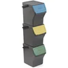 Image de Tatay Poubelles De Recyclage Empilables 20l 3 Unités One Size