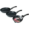 Image de Ibili Ensemble De Poêles Indubasic 18-22-26 Cm One Size