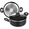 Image de IBILI - Casserole avec couvercle en verre, Aluminium, 28 cm, Antiadhésif, Compatible avec l’induction en occasion ou reconditionné