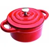 Image de IBILI - Mini cocotte ronde rouge, 10 x 4,5 cm, Fonte, Compatible avec l’induction en occasion ou reconditionné