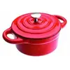 Image de - Ustensiles et accessoires de cuisine - mini cocotte ronde rouge ( 725910R-1 )