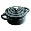 Image de IBILI - Ustensiles et accessoires de cuisine - mini cocotte ronde noire ( 725910N-1 )