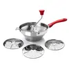 Image de 742424 presse purée inox luxe 3 disques 24cm