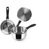 Image de Casserole inox induction 14 cm - - Argent - Inox