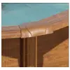 Image de Piscine ovale acier Pacific imitation bois - 5 x 3 x 1,20 m