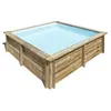 Image de Piscine bois City 2,25 x 2,25 x 0,68 m - Gré