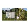 Image de Echelle acier inoxydable 2 x 4 marches avec plateforme pour piscine hors-sol gré h142 cm