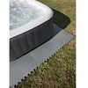 Image de Lot de 9 Dalles de sol pour piscine hors sol ou spa gonflable gris 50 x 50cm