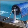 Image de Enrouleur de bâches pour piscine hors-sol jusqu'a 5,8m de large - modele cylindrique