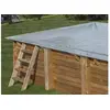 Image de Bâche d'hivernage pour piscine bois carrée Carra 3,05 x 3,05 m - Gré