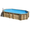 Image de Piscine bois Orange 7,55 x 4,56 x 1,46 m - Gré