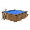 Image de Bâche à bulles pour piscine bois carrée City 2,25 x 2,25 m - Gré