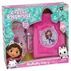 Image de Cefa Toys - Journal d'activités La Maison de poupée Gabby, Journal en Peluche Rose avec 80 Pages, Comprend 3 Autocollants et Stylo, Non Inclus Cadenas, adapté aux Enfants à partir de 6 Ans en occasion ou reconditionné