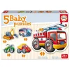 Image de 5 Puzzles Evolutifs Baby Modeles Vehicules Pour Enfant