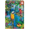 Image de Educa - Oiseaux Tropicaux Puzzle 500 pièces | Perroquets Cascade Amazonie Jungle Couleurs Vives | 48 x 34 cm | Dès 11 Ans (15512) en occasion ou reconditionné