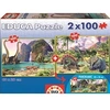 Image de 2 X 100 pcs le monde des dinosaures