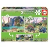 Image de 2 Puzzles 100 Pieces Dino World