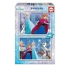 Image de LA REINE DES NEIGES - 2 Puzzles 48 Pieces