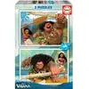 Image de Puzzle 2x48pcs Educa Borras Vaiana Multicolore 31,6x4,6x21,7 cm A1804393
