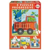 Image de 4 Puzzles Progressifs Patrouille De Sauvetage 6-9-12-16 Pieces