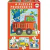 Image de Puzzle de 6-9-12-16 pièces progressifs patrouille de sauvetage Educa Multicolore 21x31x7 cm 641657
