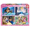 Image de Puzzle Multi 4 En 1 50 A 150 Pieces Disney Princesses