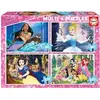 Image de Puzzles multi 4 Disney Princess Multicolore 22x36x6 cm 636013