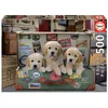 Image de Puzzle 500 Pieces Des Chiots Dans Les Bagages