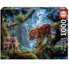 Image de EDUCA Puzzle 1000 pieces Tigres Sur LArbre