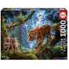 Image de Puzzle 1000 Pieces Tigres Sur L'arbre