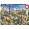 Image de Puzzle de 2000 pièces Educa Simbolos Europa Multicolore 44x30x8 cm 641993