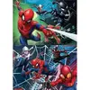 Image de Puzzle de 2 x 100 pièces Spiderman Marvel Multicolore 32x22x5 cm 637242