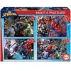 Image de Puzzles 5 à 150 pièces Spiderman Educa (x4) Multicolore 37x27x6 cm 637240