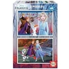 Image de - puzzle 2x48 la reine des neiges 2
