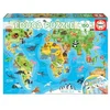 Image de Puzzle 150 Pieces Mappemonde Animaux