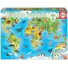 Image de Puzzle de 150 pièces Educa Mapa Animales Multicolore 36x26x6 cm 637153