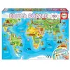 Image de EDUCA - puzzle 150 mappemonde monuments