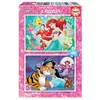 Image de Puzzle 2 x 48 - Princesse Ariel et Princesse Jasmin