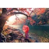 Image de Puzzle de 1000 pièces Educa Borras Sunrise in Katsura River Japan Rouge 68x48 cm 8412668184558