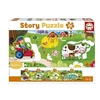 Image de Puzzle Bébé Ferme Story Educa 26 pcs