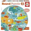 Image de Puzzle de 28 pièces rond sous la mer Educa Multicolore 31x26x5 cm 636270
