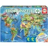 Image de Puzzle 150 Pieces - Mappemonde Dinosaures