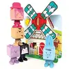 Image de Le Moulin de la Ferme Educa The Kiubis Multicolore 27x27x8 cm 643781