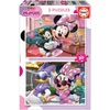 Image de 2 Puzzles De 20 Pieces - Minnie