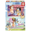 Image de Set 2 puzzles x 25 pièces Bluey en bois