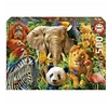 Image de Puzzle Animaux 500 Pièces