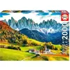Image de Puzzle de 2000 pièces d´automne á Las Dolomitas Educa Multicolore 23,8x32,3x44,9 cm 634662