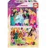 Image de Puzzle de 2x48 pièces double Educa Disney Princesse Multicolore 23,2x33,7x29,1 cm 636564