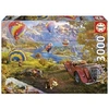 Image de Puzzle 3000 pièces : Vallée Des Montgolfières Educa